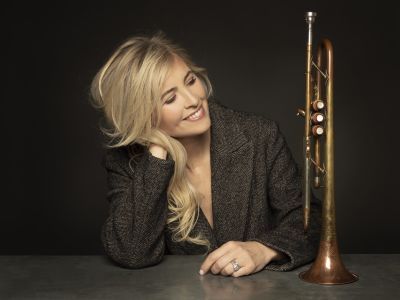 Alison Balsom with trumpet